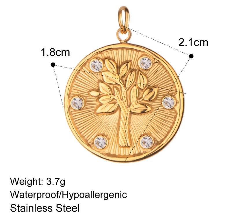 Céleste Charm Nicoletta Gold