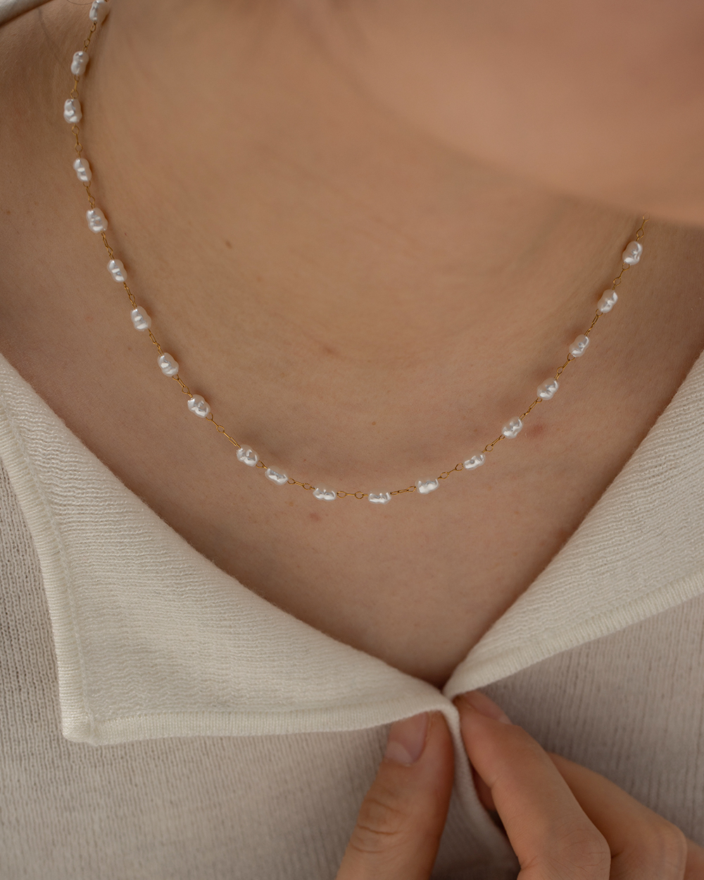 Céleste Necklace Marie 18K Gold - 8