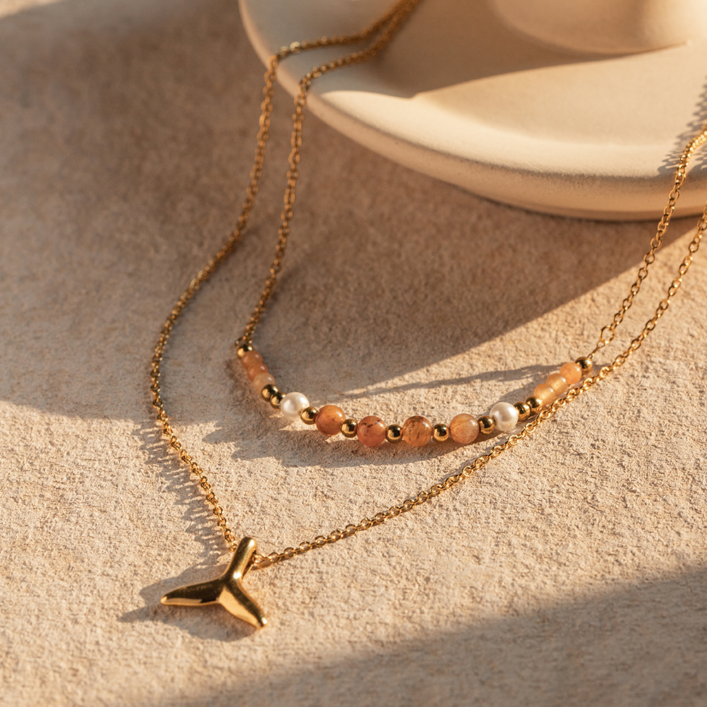 Céleste Necklace Elsa 18K Gold - 5