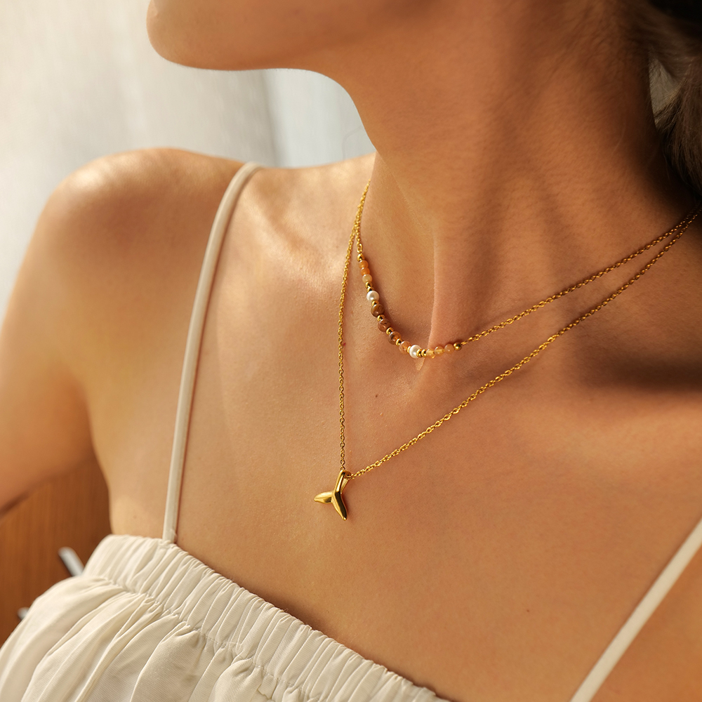 Céleste Necklace Elsa 18K Gold - 4