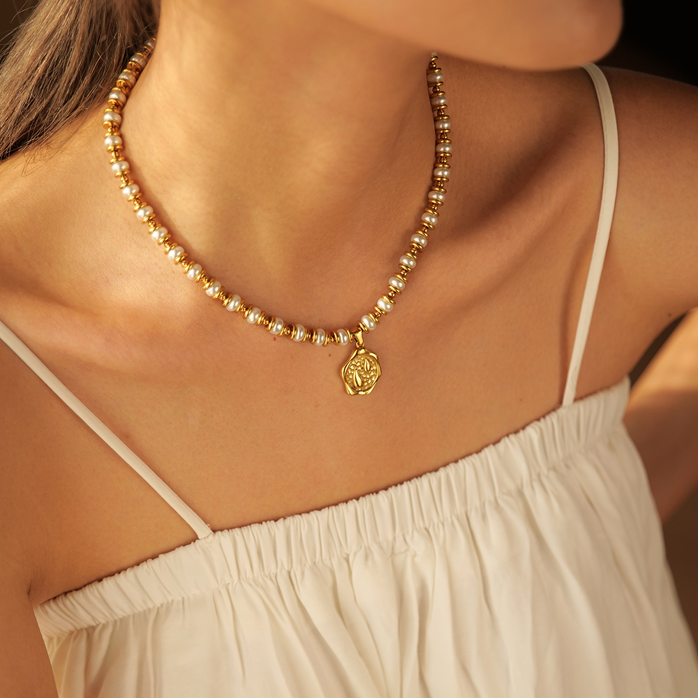 Céleste Necklace Inès 18K Gold - 3