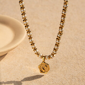 Céleste Necklace Inès 18K Gold