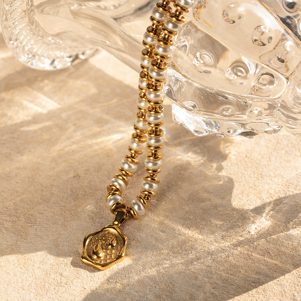 Céleste Necklace Inès 18K Gold - 8