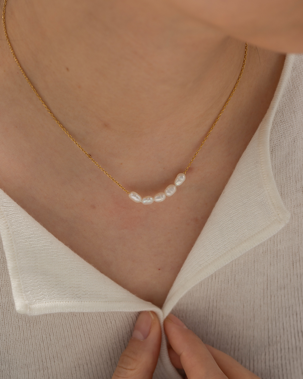 Céleste Necklace Monique 18K Gold - 8