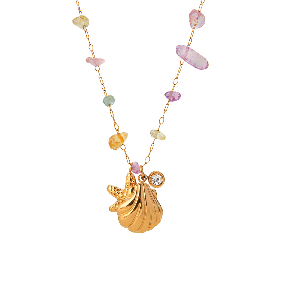 Céleste Necklace Greta Gold