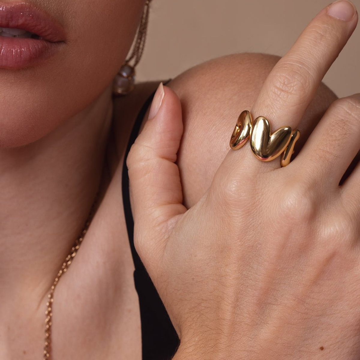 Céleste Ring Lauretta Gold - 2