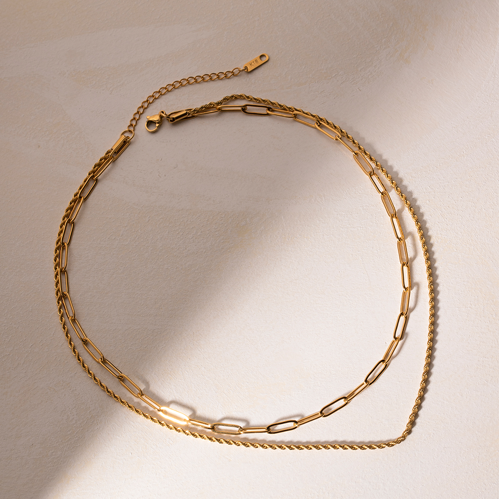 Céleste Necklace Léa 18K Gold - 3