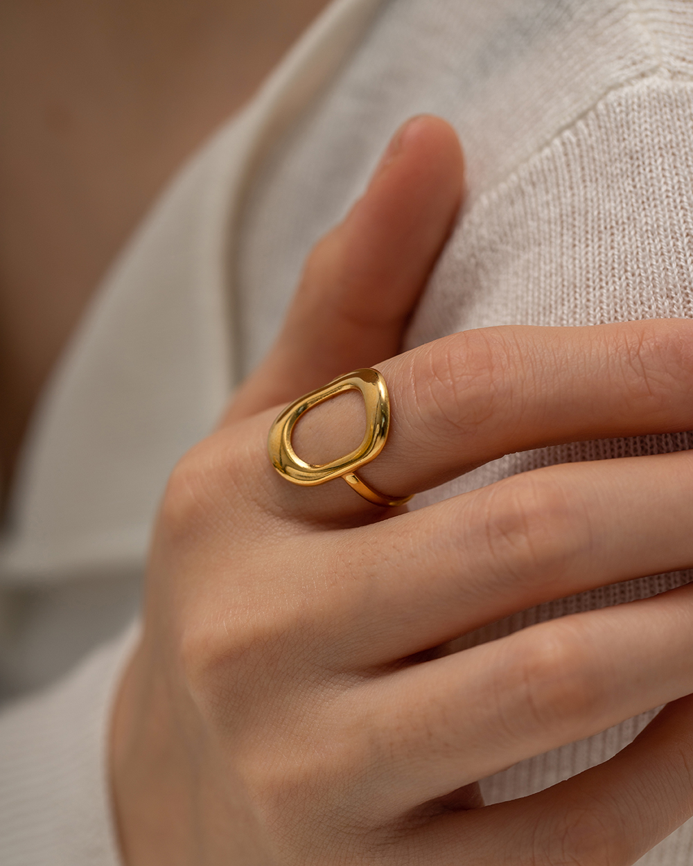 Céleste Ring Chloé 18K Gold - 9