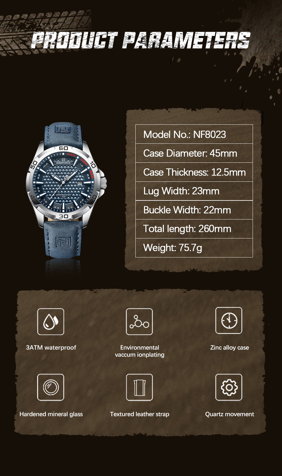 Naviforce Avalanche Blue - 6