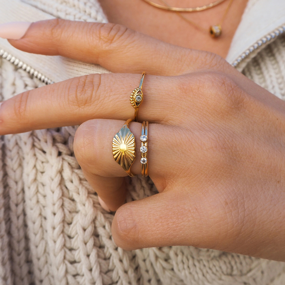 Céleste Ring Margot 18K Gold - 8