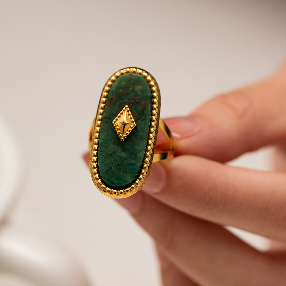 Céleste Ring Agathe 18K Gold - 10