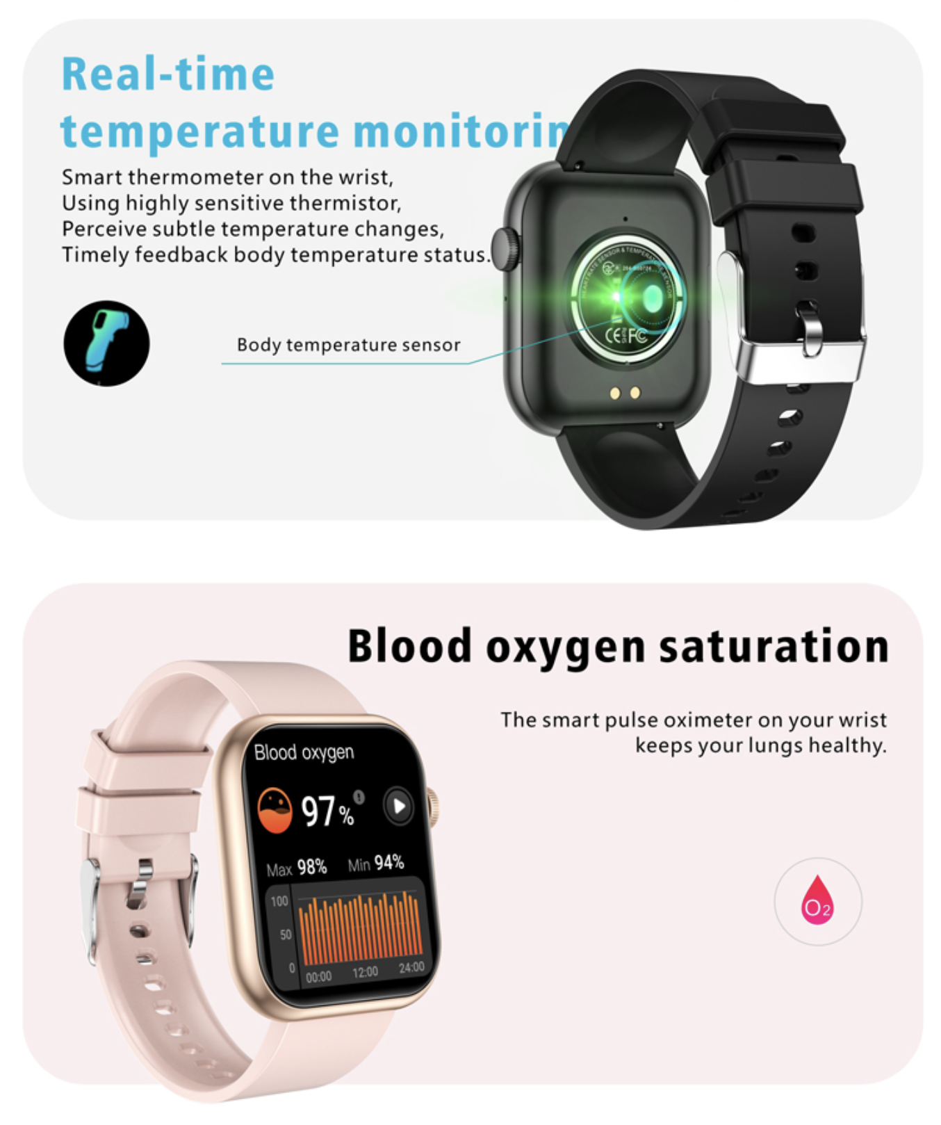 Philippe Palmer Smart Watch LP40 Blue - 16