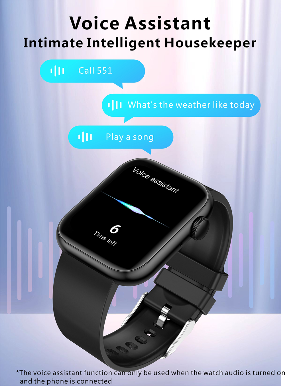 Philippe Palmer Smart Watch LP42 Gold/White - 9