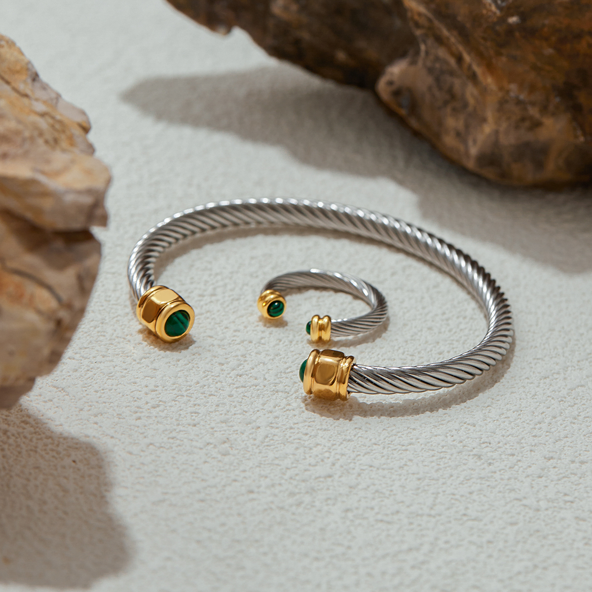 Céleste Bangle Ermeline 18K Gold - 4