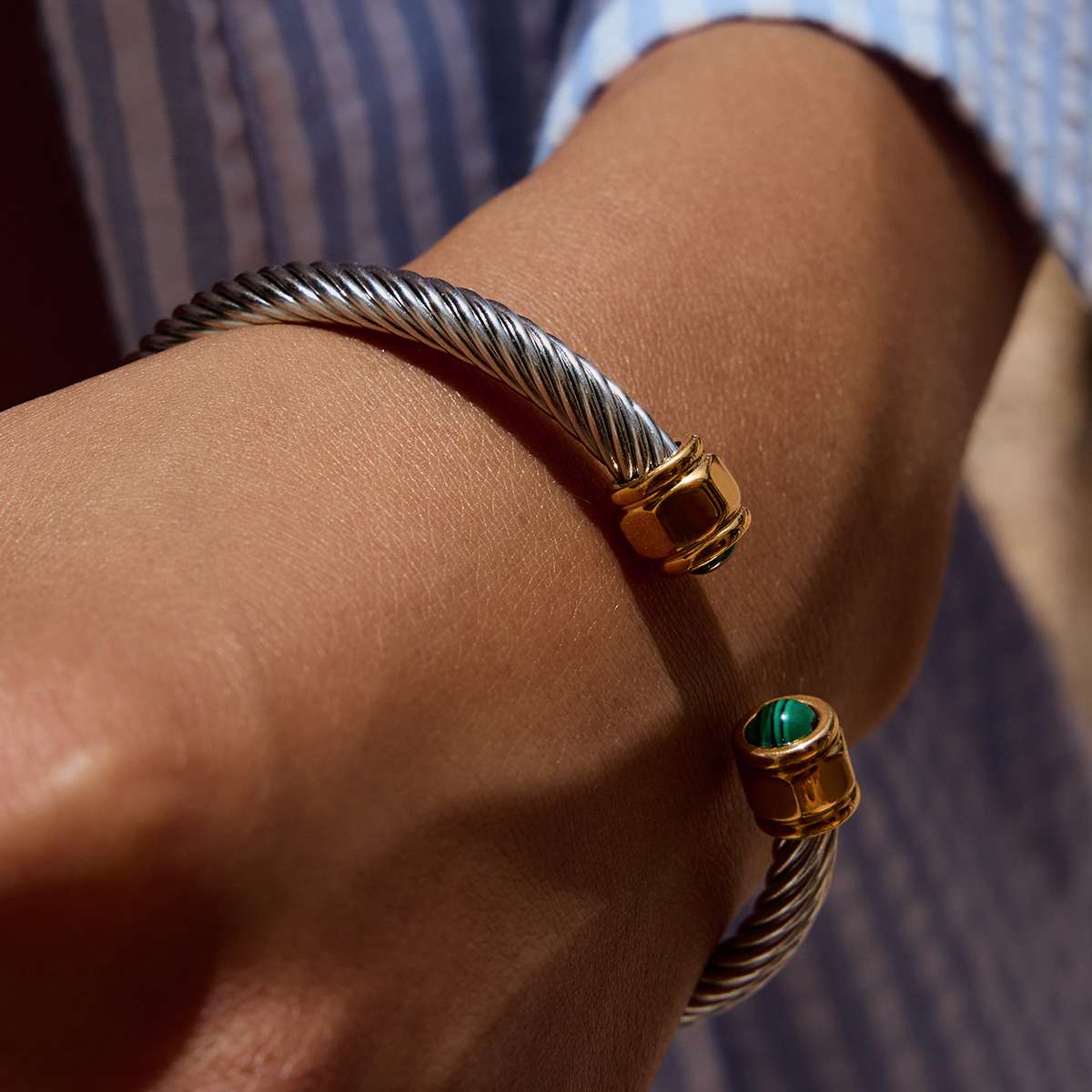 Céleste Bangle Ermeline 18K Gold - 3