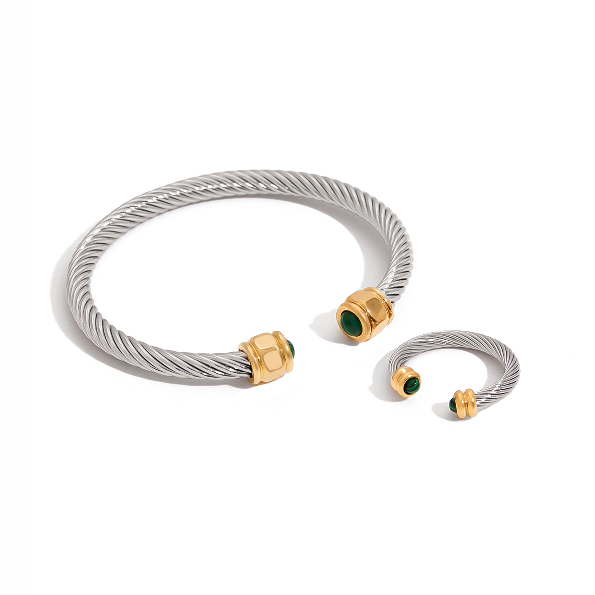 Céleste Bangle Ermeline 18K Gold