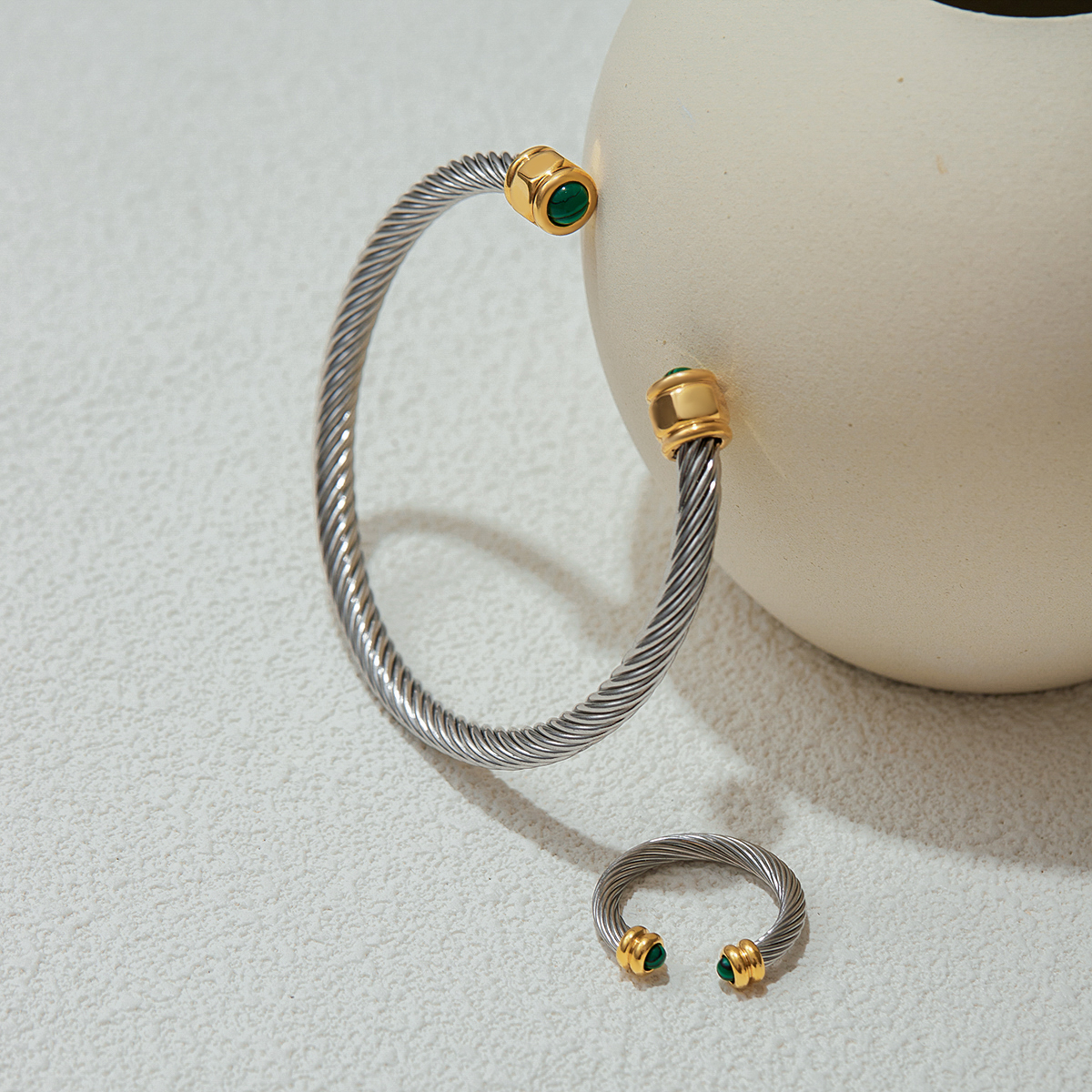 Céleste Bangle Ermeline 18K Gold - 5