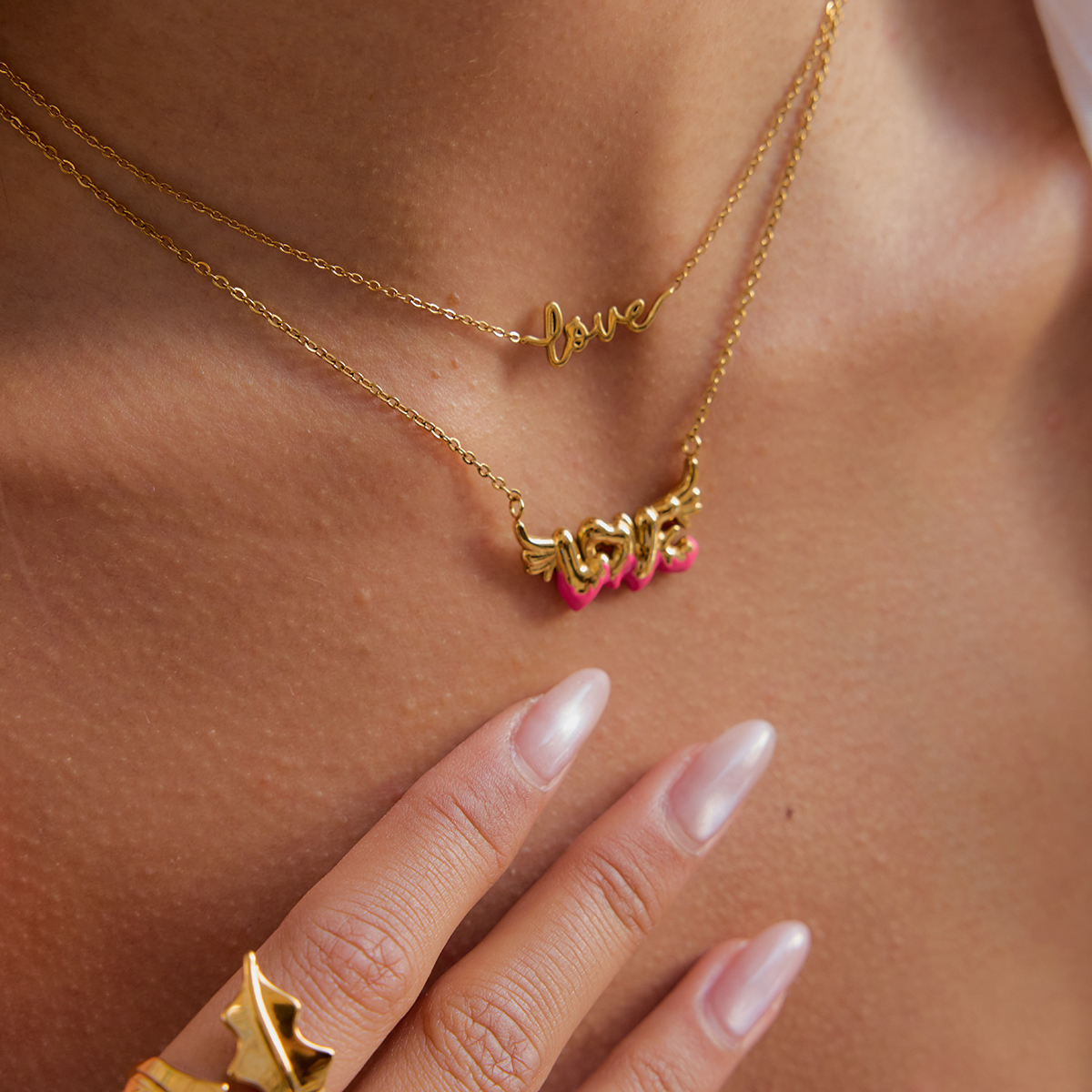 Céleste Necklace Eusébie 18K Gold - 5