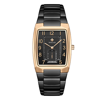 WWOOR Chronolux Black Rose Gold