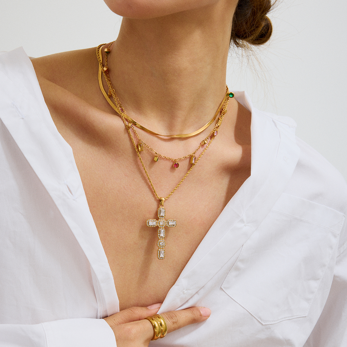 Céleste Necklace Naëva 18K Gold - 5