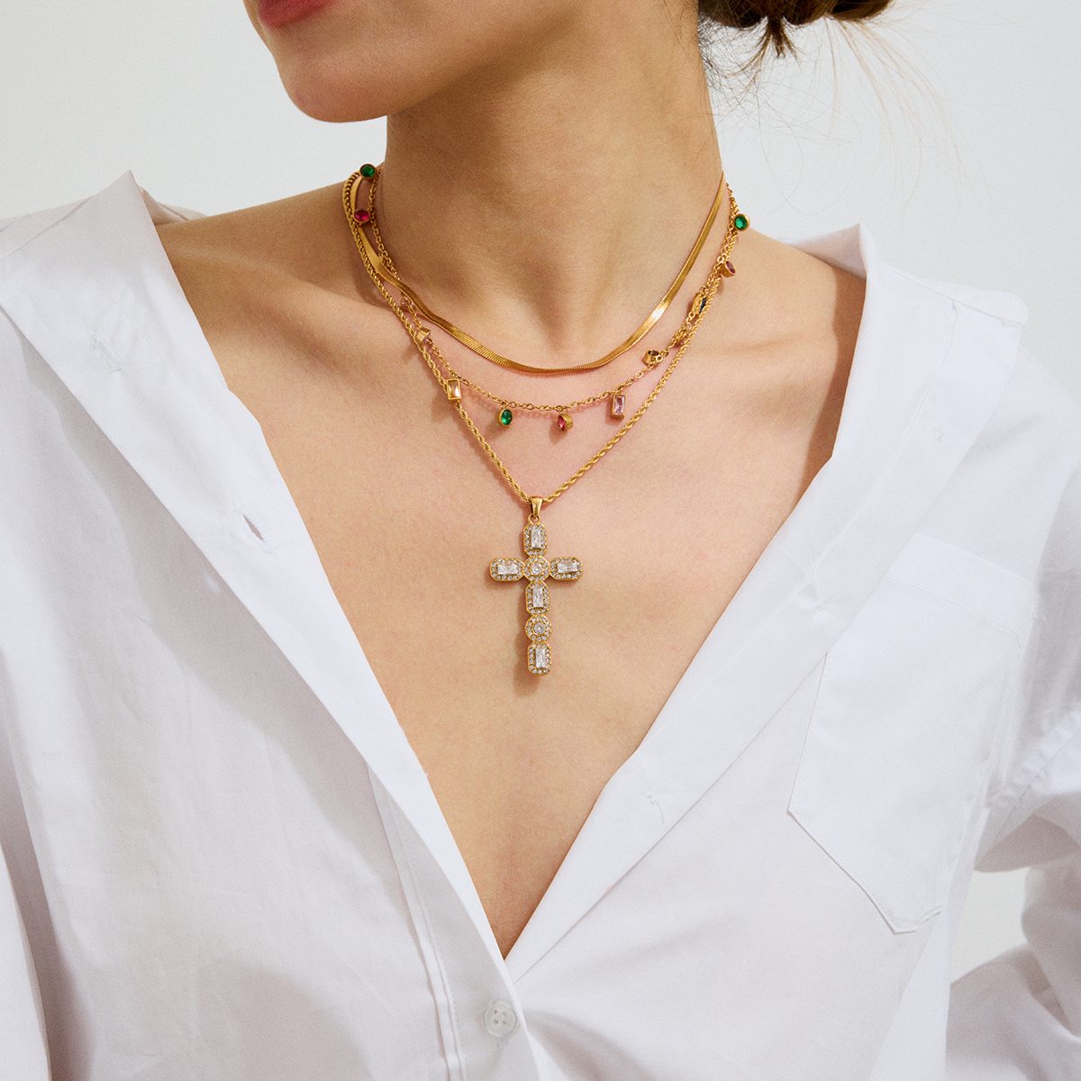 Céleste Necklace Naëva 18K Gold - 4