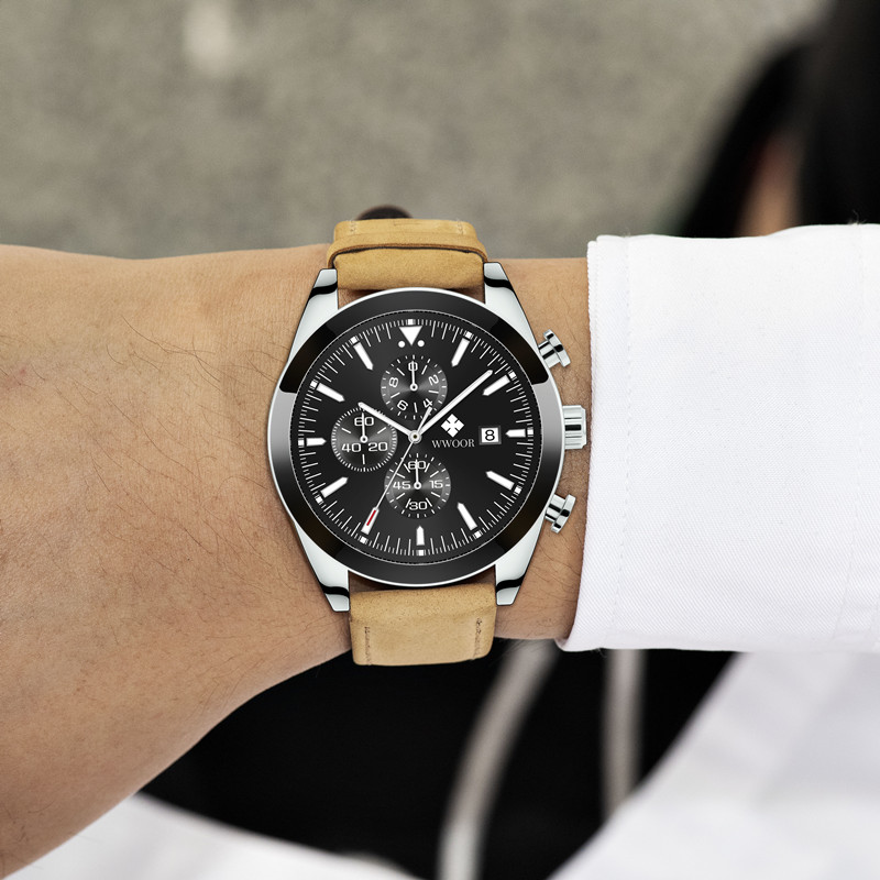 WWOOR TimeTracer Silver Black - 8