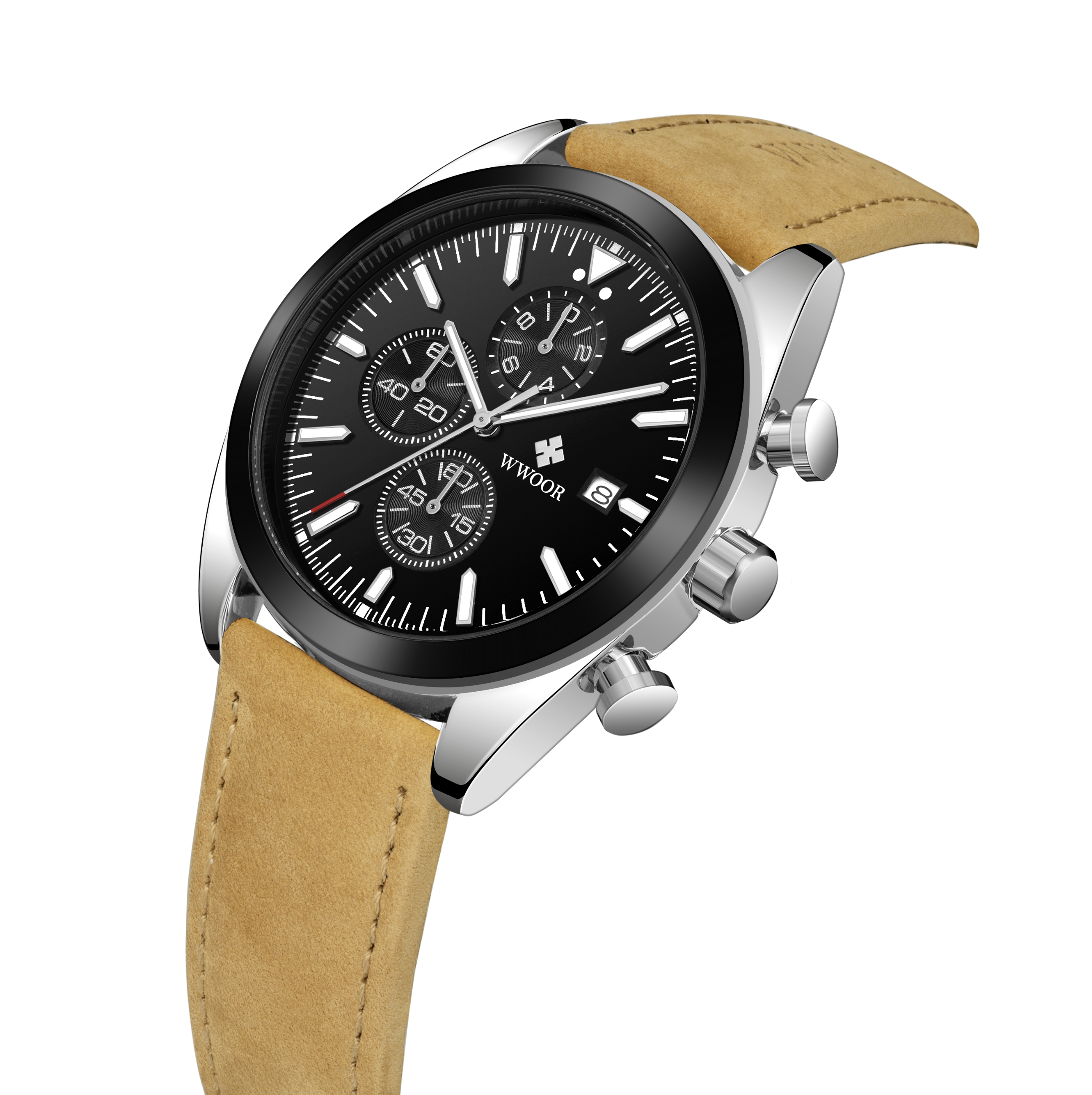 WWOOR TimeTracer Silver Black - 3