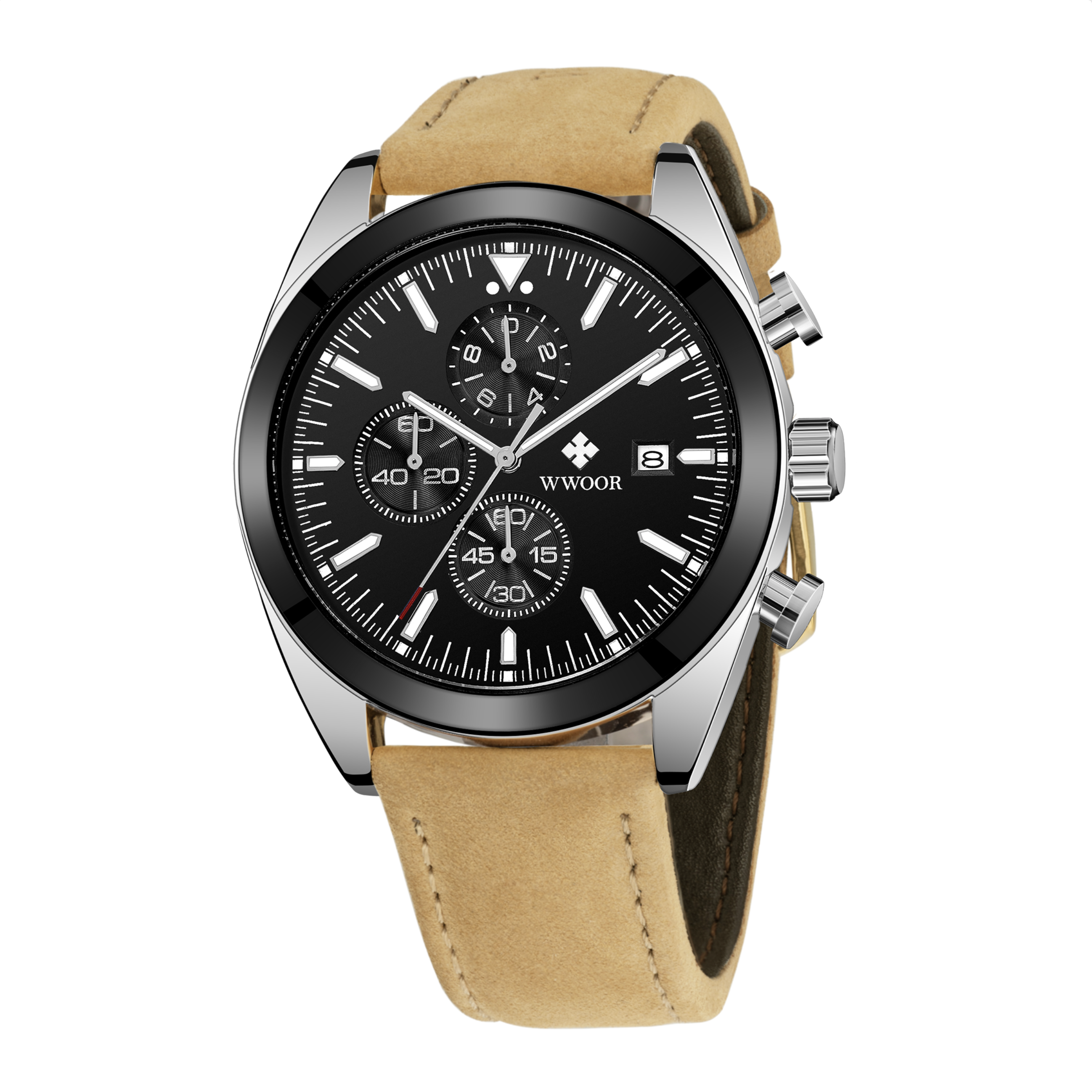 WWOOR TimeTracer Silver Black - 2