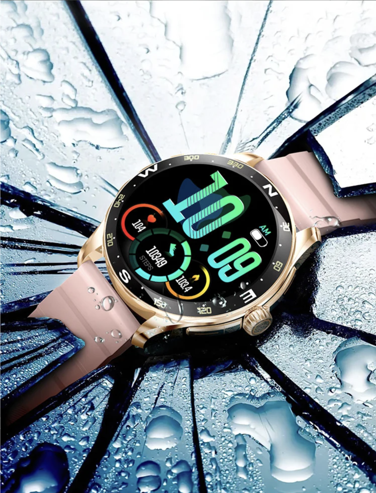 Philippe Palmer Smart Watch LP88 AMOLED Black Steel - 19