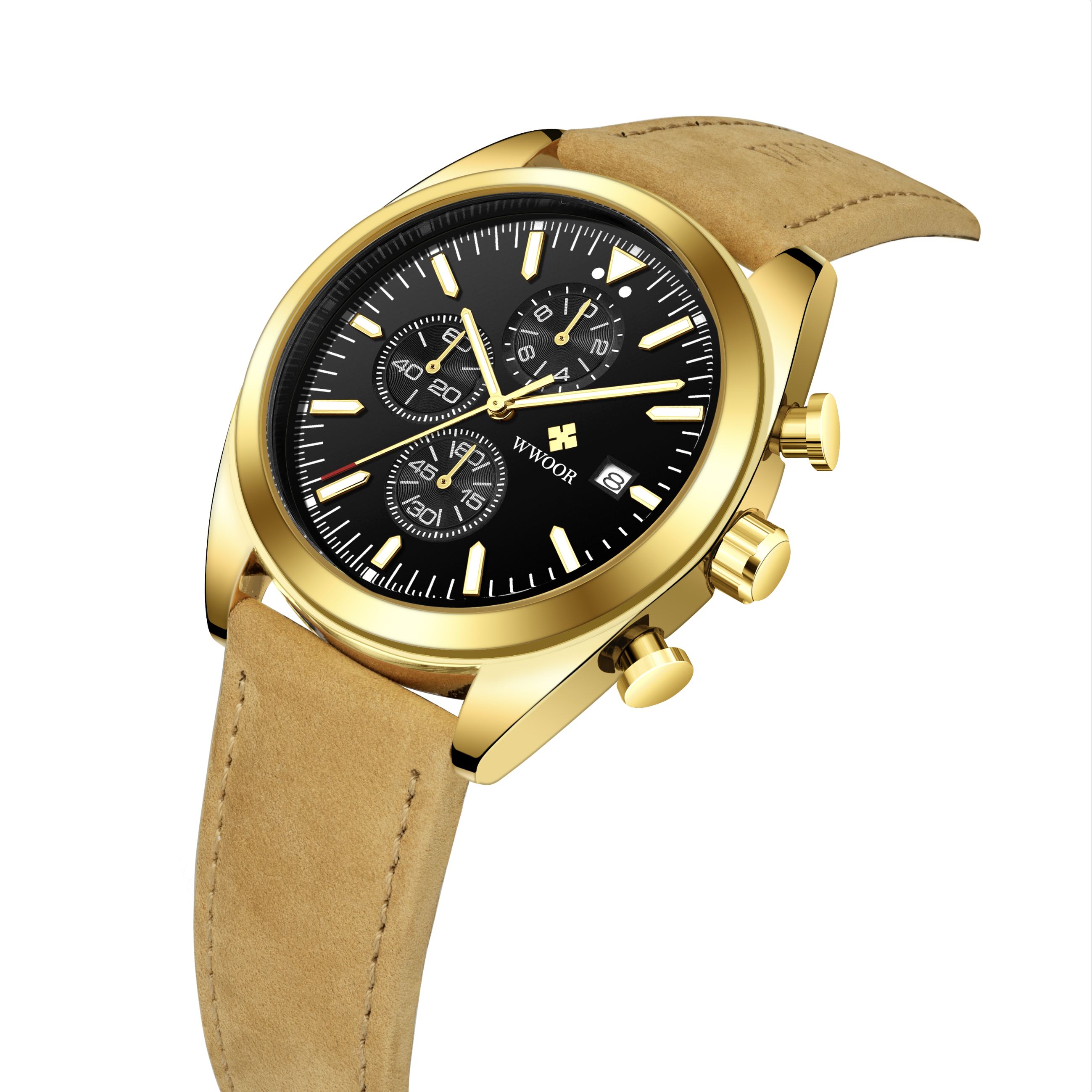 WWOOR TimeTracer Gold Black - 3