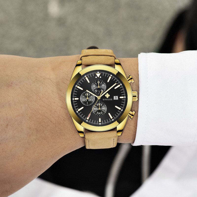 WWOOR TimeTracer Gold Black - 7