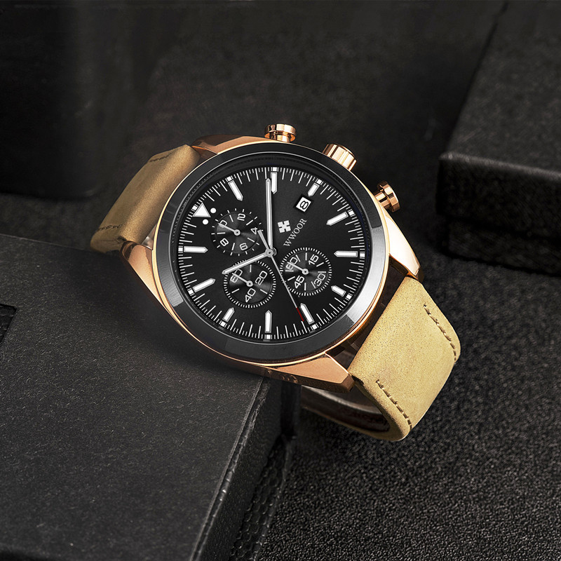 WWOOR TimeTracer Rose Gold Black - 8