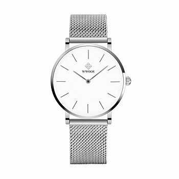 WWOOR HourStone Silver White