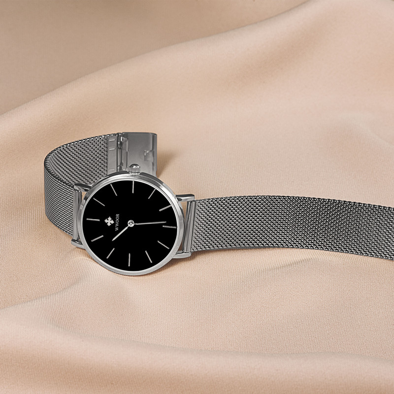 WWOOR HourStone Silver Black - 7