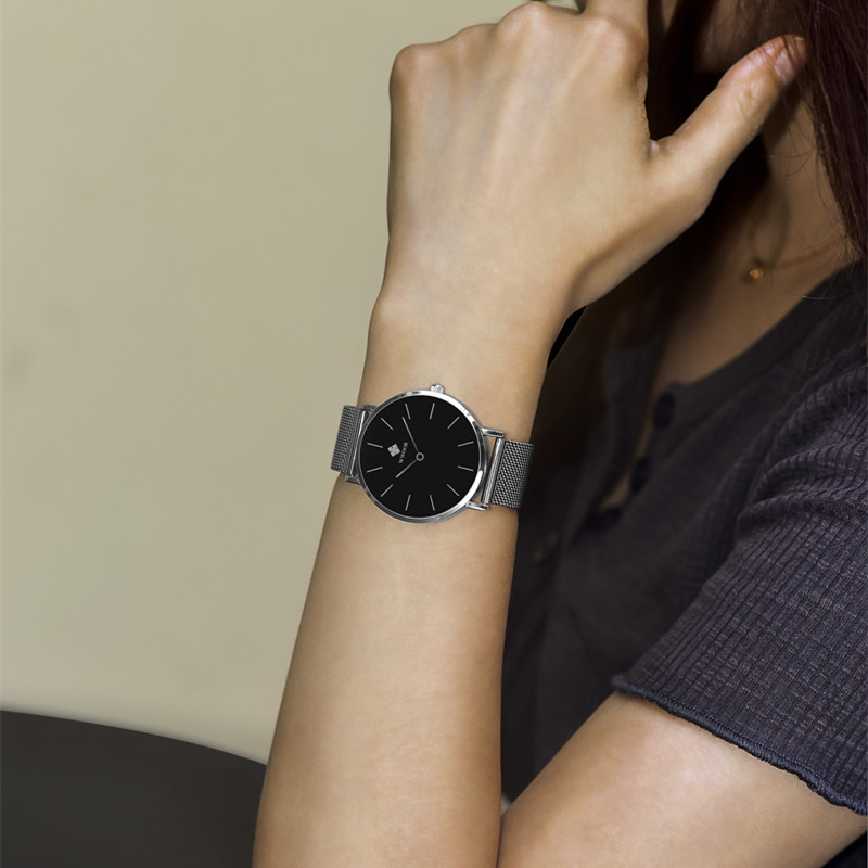 WWOOR HourStone Silver Black - 4