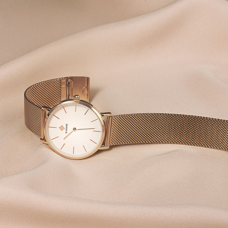 WWOOR HourStone Rose Gold White - 4