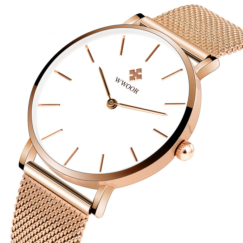 WWOOR HourStone Rose Gold White - 3