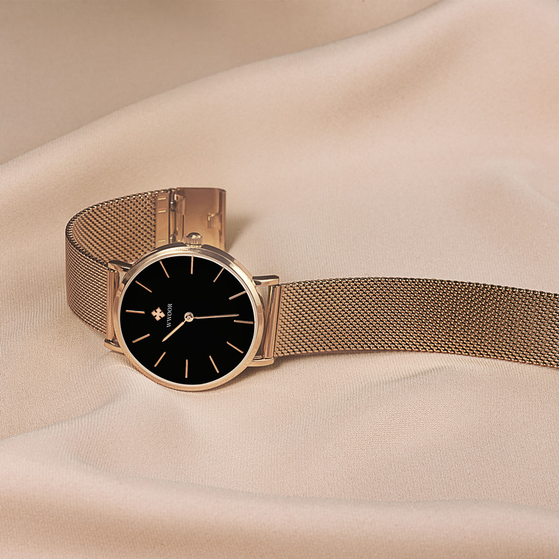 WWOOR HourStone Rose Gold Black - 7