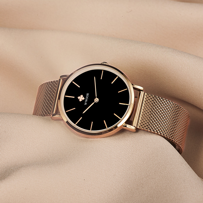 WWOOR HourStone Rose Gold Black - 6