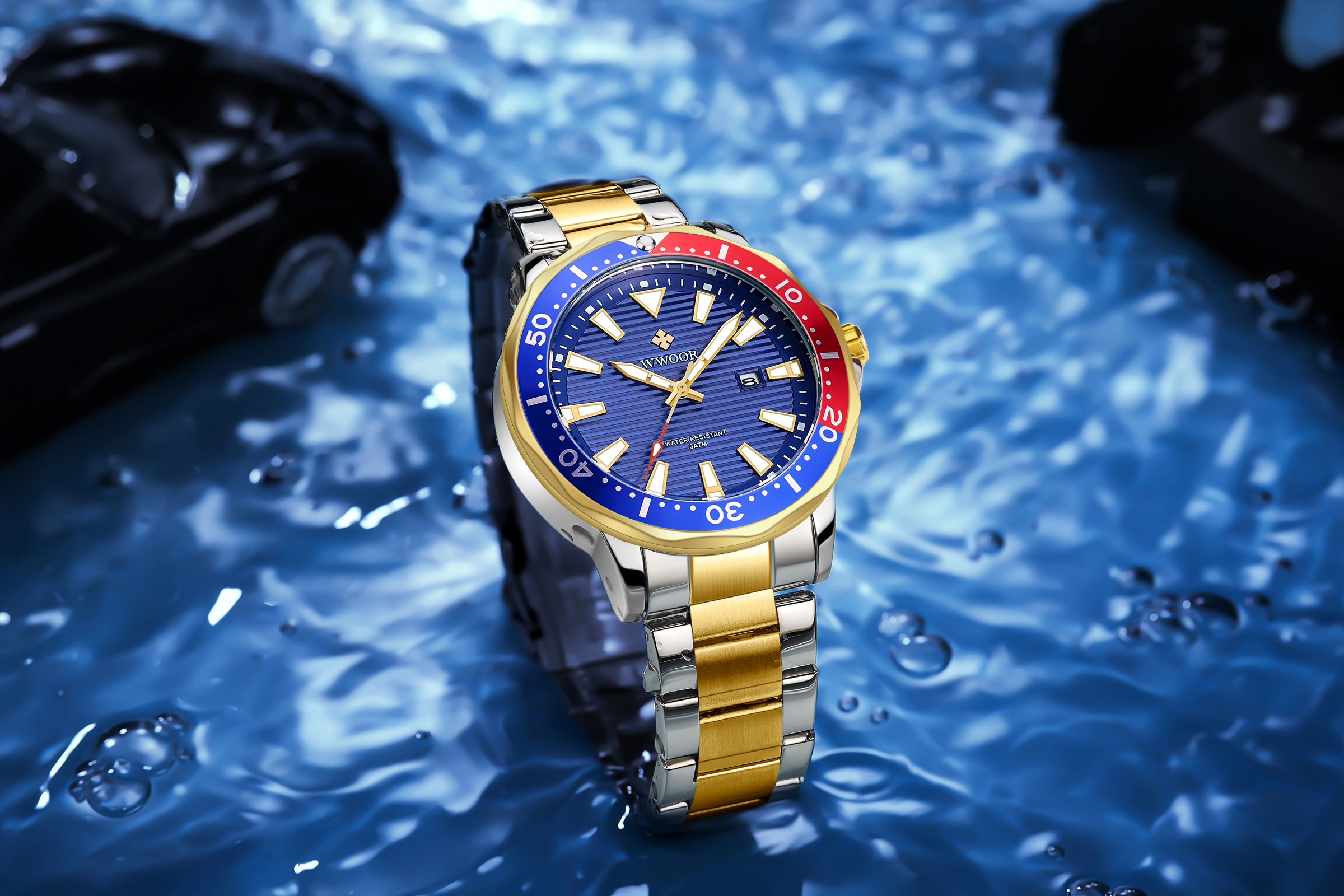 WWOOR Ripple Silver Gold Blue - 6