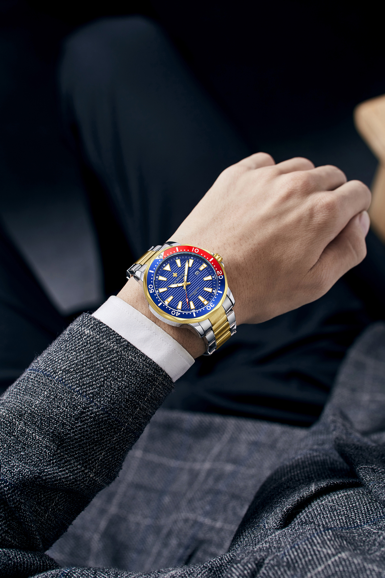 WWOOR Ripple Silver Gold Blue - 5
