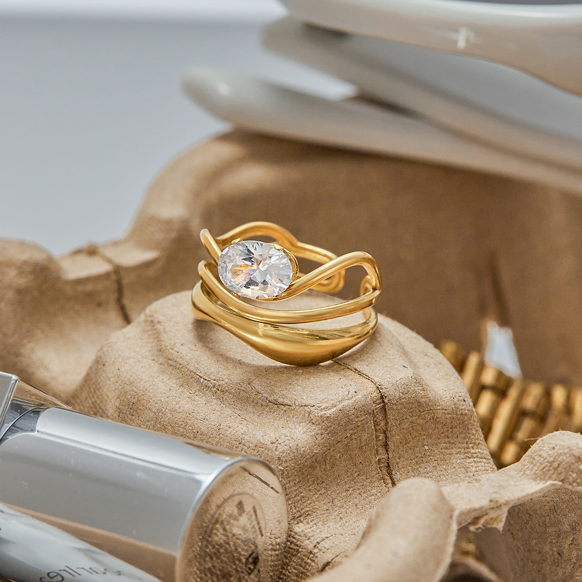 Céleste Ring Vérène 18K Gold - 3