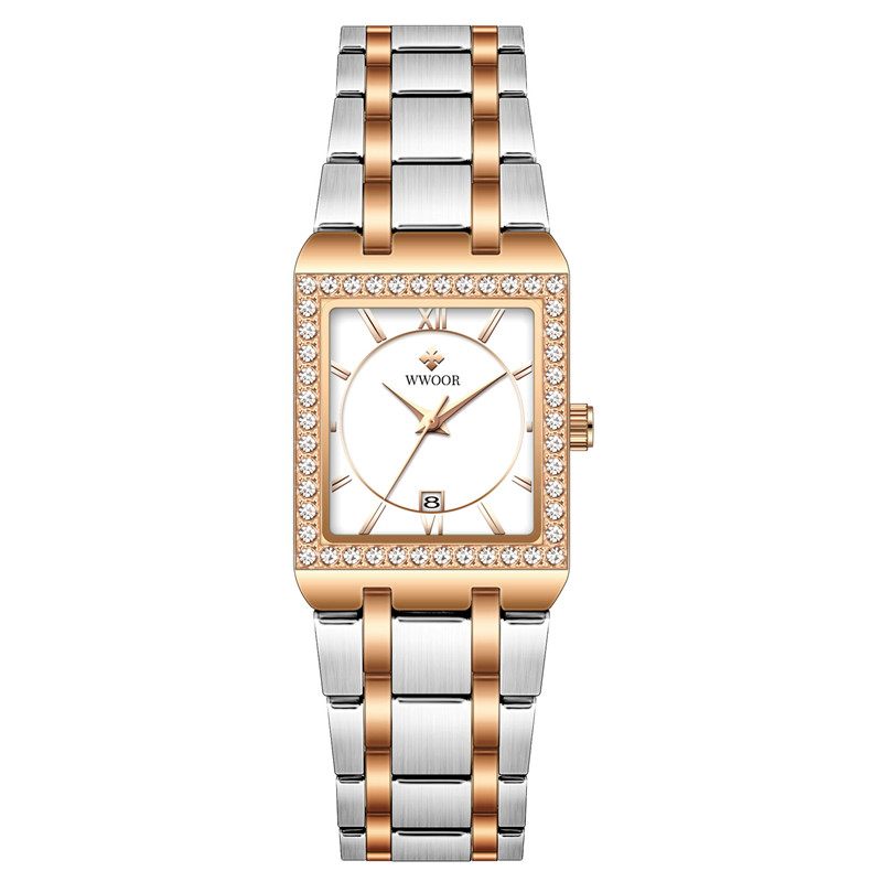 WWOOR Moonstone Rose Gold White