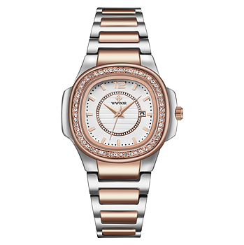 WWOOR Sunstone Silver Rose Gold