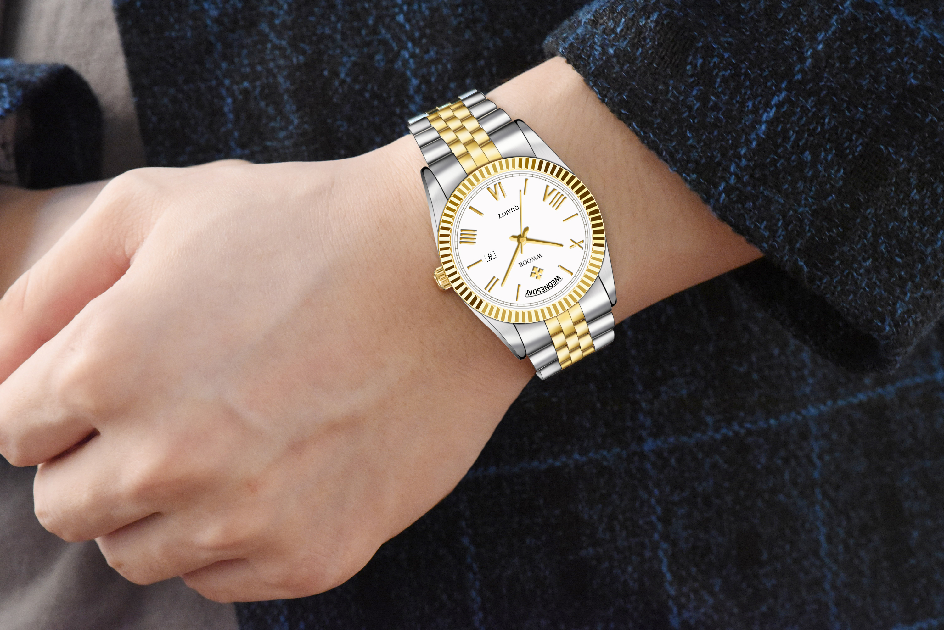 WWOOR Heirloom Silver Gold White - 5