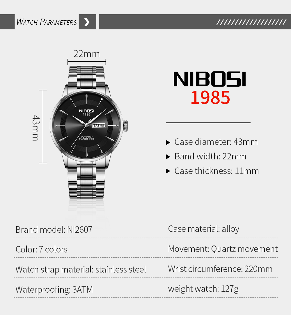Nibosi Space Cadet Silver Black Gold - 4