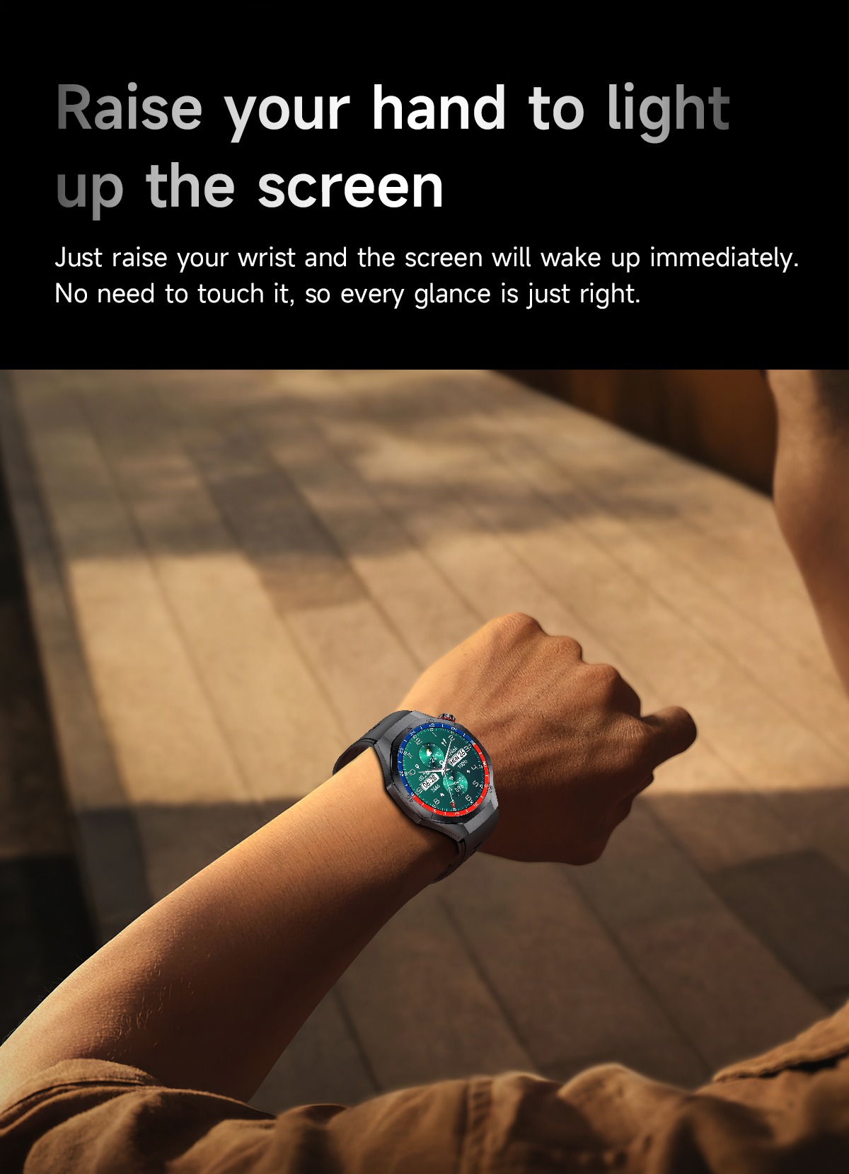 Philippe Palmer Smart Watch LP16 NFC Compass Silver - 7