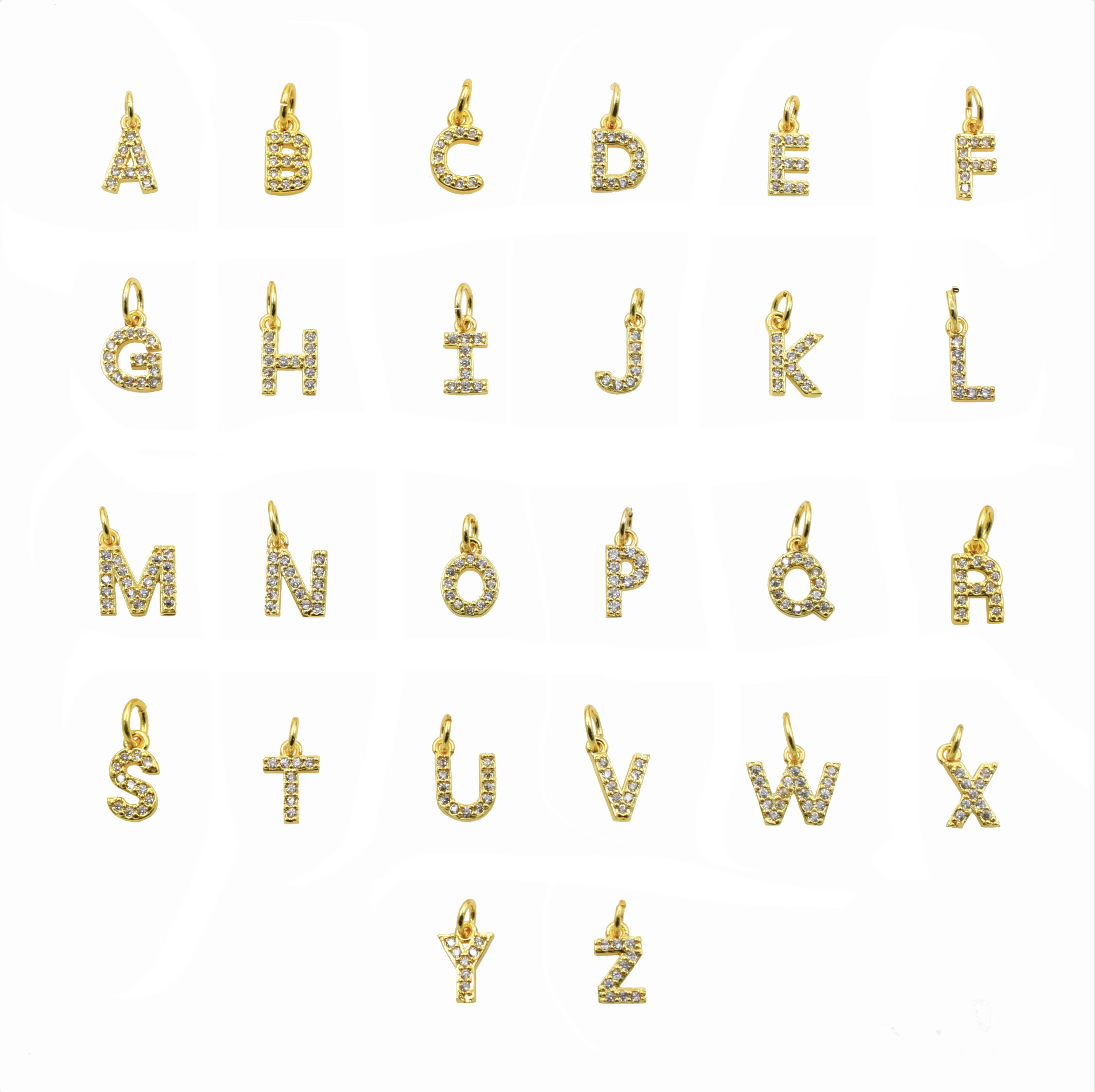Céleste Necklace Stone Letter 18K Gold - 2