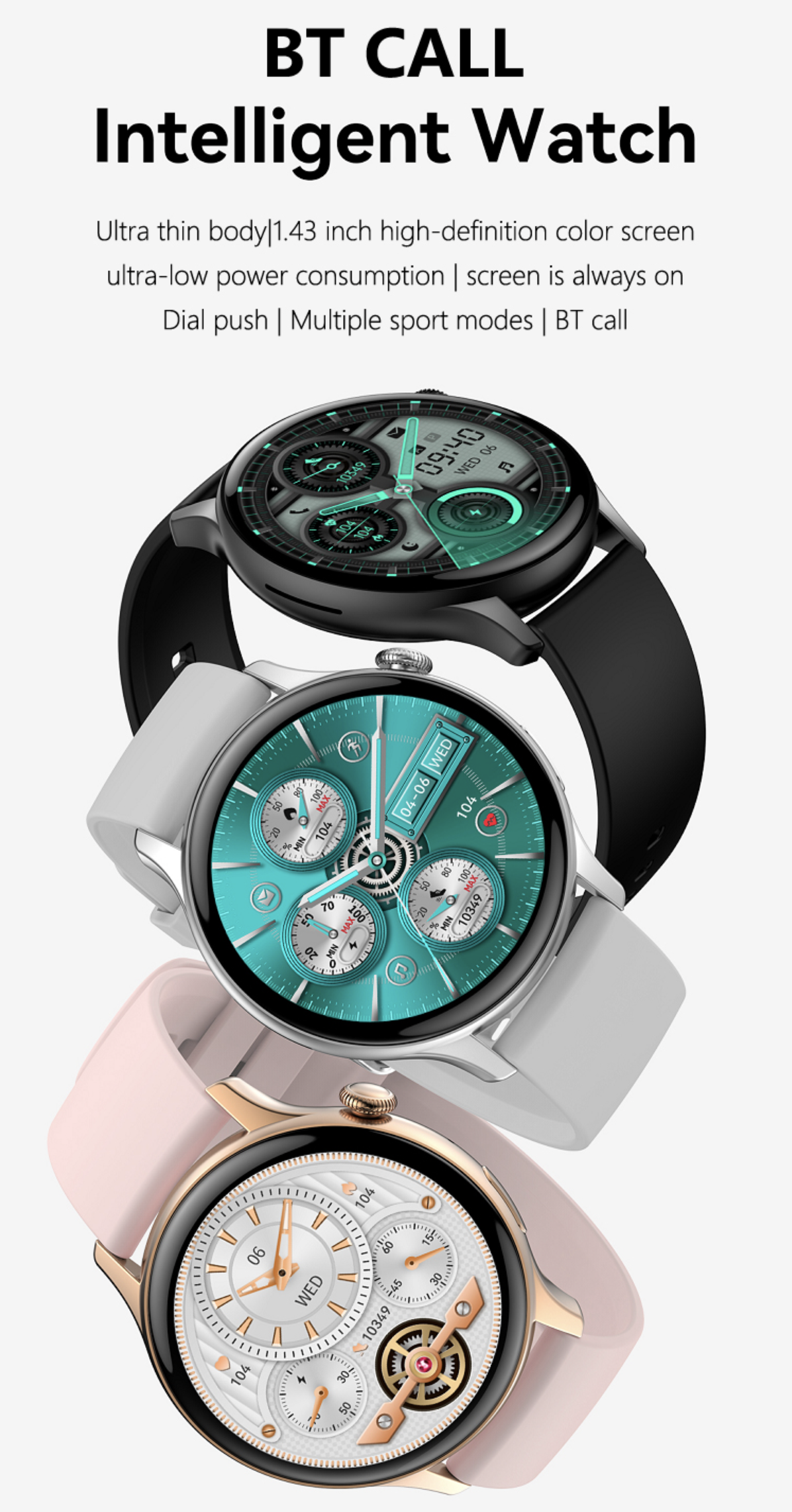 Philippe Palmer Smart Watch LP55 AMOLED Silver - 19