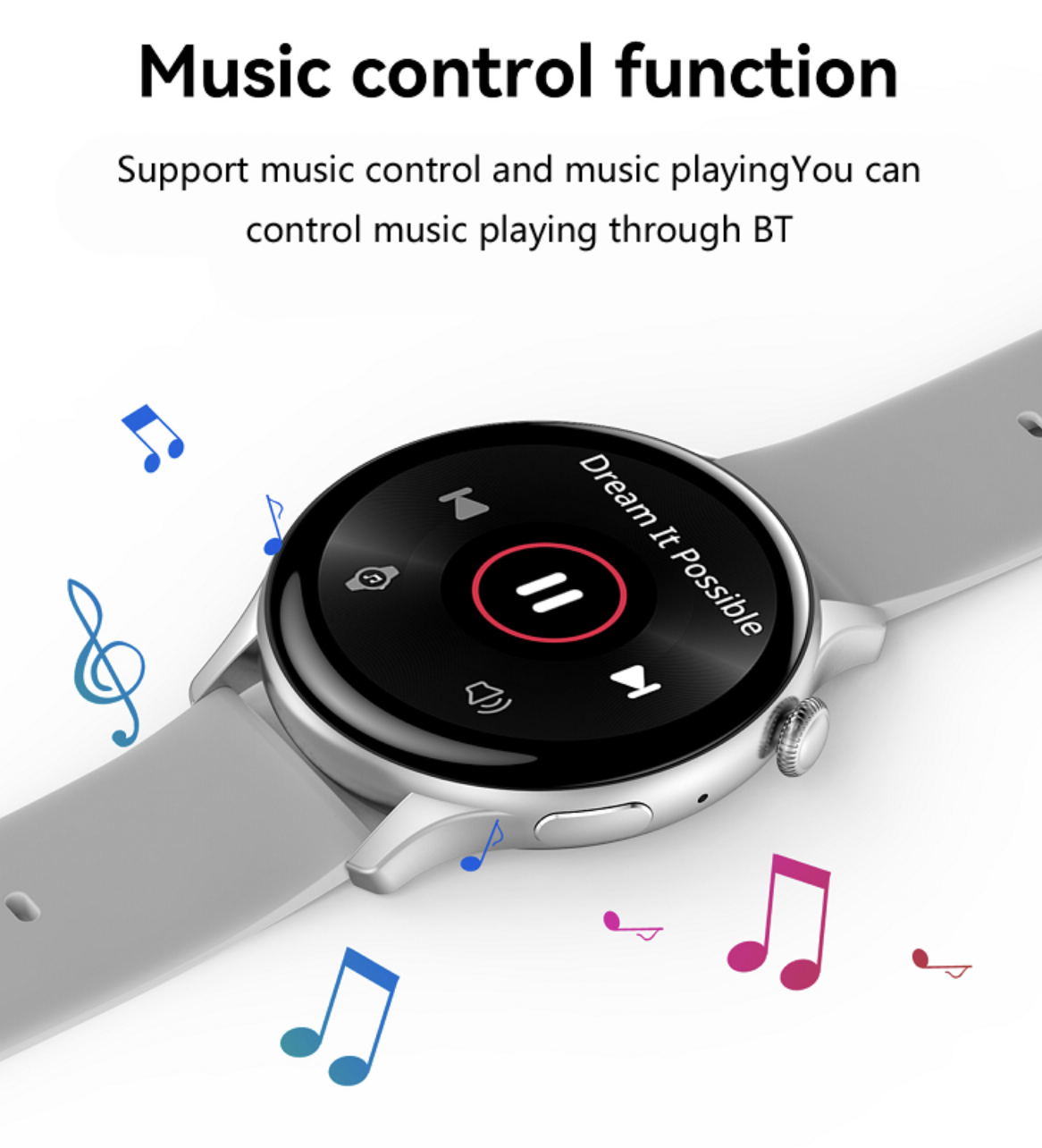 Philippe Palmer Smart Watch LP55 AMOLED Silver - 25